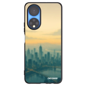 Picasee husă neagră din silicon pentru Honor X7 - Airplane mode