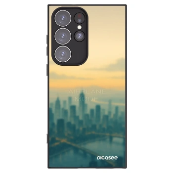 Picasee husă neagră din silicon pentru Samsung Galaxy S23 Ultra 5G - Airplane mode