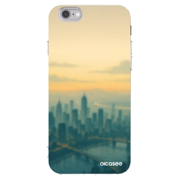 Picasee husă transparentă din silicon pentru Apple iPhone 6/6S - Airplane mode