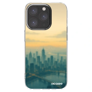 Picasee husă transparentă din silicon pentru Apple iPhone 15 Pro - Airplane mode