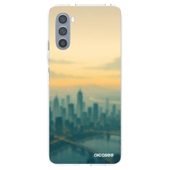 Picasee husă transparentă din silicon pentru Motorola Moto G62 - Airplane mode