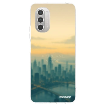 Picasee husă transparentă din silicon pentru Motorola Moto G51 - Airplane mode