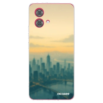 Picasee husă transparentă din silicon pentru Motorola Moto G84 5G - Airplane mode