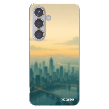 Picasee husă transparentă din silicon pentru Samsung Galaxy S24 S921B 5G - Airplane mode
