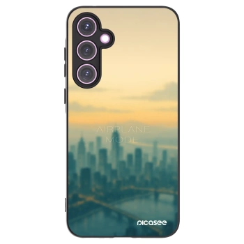 Picasee husă neagră din silicon pentru Samsung Galaxy A35 5G A356B - Airplane mode