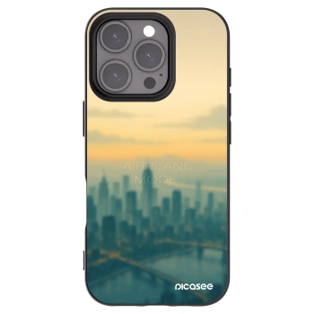 Picasee husă neagră din silicon pentru Apple iPhone 16 Pro - Airplane mode