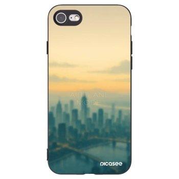 Picasee husă neagră din silicon pentru Apple iPhone 8 - Airplane mode
