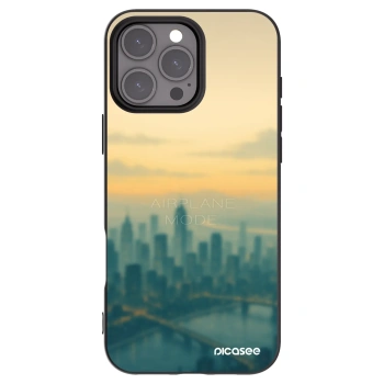 Picasee husă neagră din silicon pentru Apple iPhone 16 Pro Max - Airplane mode