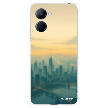 Picasee husă transparentă din silicon pentru Realme C33 (2023) - Airplane mode