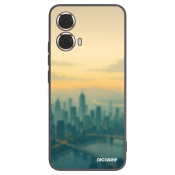 Picasee husă neagră din silicon pentru Motorola Moto G85 - Airplane mode