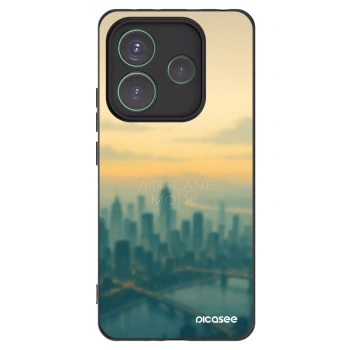 Picasee husă neagră din silicon pentru Xiaomi Redmi Note 14 5G - Airplane mode