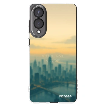Picasee husă transparentă din silicon pentru Samsung Galaxy S25 Edge 5G - Airplane mode