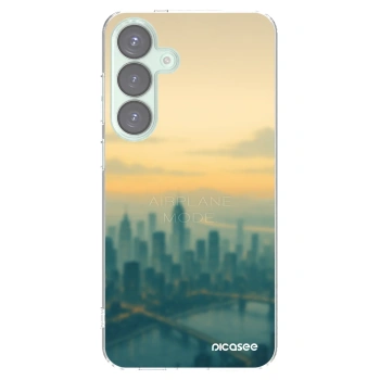 Picasee husă transparentă din silicon pentru Samsung Galaxy S25+ 5G - Airplane mode