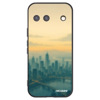 Picasee husă neagră din silicon pentru Google Pixel 9 - Airplane mode