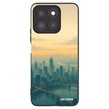 Picasee husă neagră din silicon pentru Honor X8c - Airplane mode
