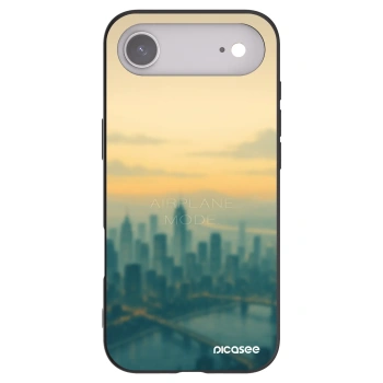 Picasee husă neagră din silicon pentru Apple iPhone Air - Airplane mode