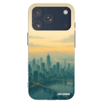 Picasee husă transparentă din silicon pentru Apple iPhone 17 Pro - Airplane mode