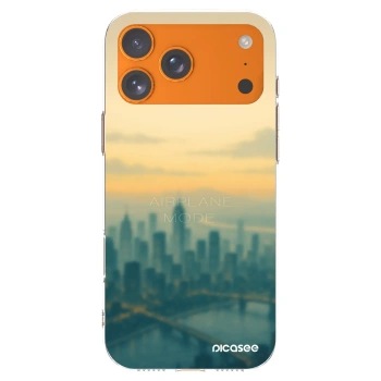 Picasee husă transparentă din silicon pentru Apple iPhone 17 Pro Max - Airplane mode