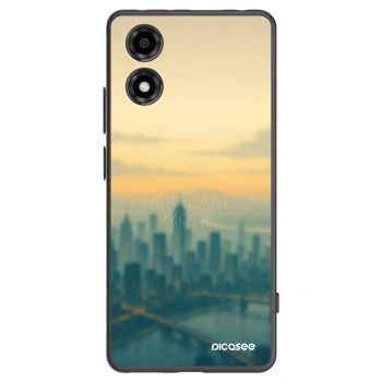 Picasee husă neagră din silicon pentru Motorola Moto E14 - Airplane mode