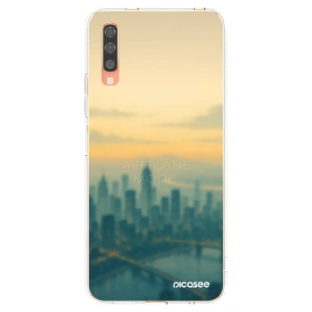 Picasee husă transparentă din silicon pentru Samsung Galaxy A70 A705F - Airplane mode