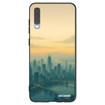 Picasee husă neagră din silicon pentru Samsung Galaxy A70 A705F - Airplane mode