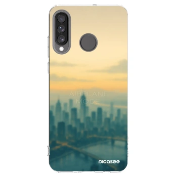 Picasee husă transparentă din silicon pentru Huawei P30 Lite - Airplane mode