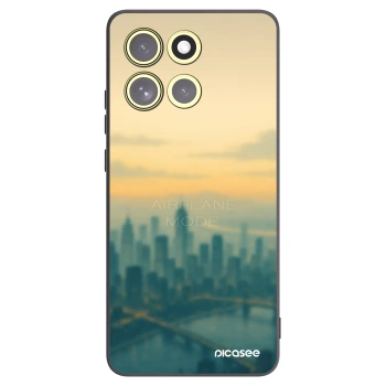 Picasee husă neagră din silicon pentru Motorola Moto G86 Power 5G - Airplane mode