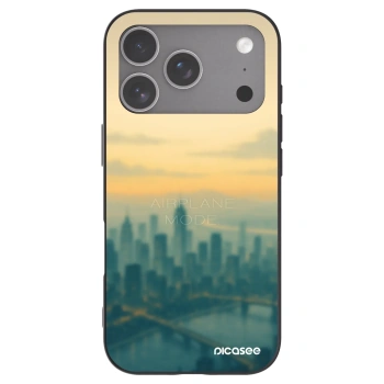 Picasee husă neagră din silicon pentru Apple iPhone 18 Pro - Airplane mode