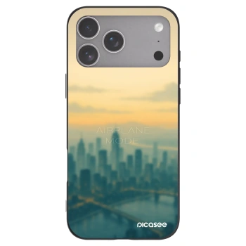 Picasee husă neagră din silicon pentru Apple iPhone 18 Pro Max - Airplane mode