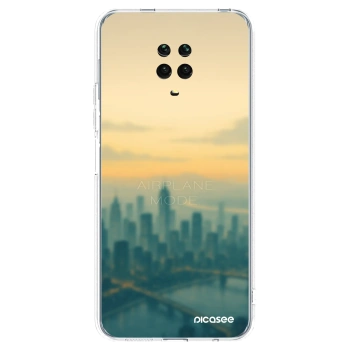 Picasee husă transparentă din silicon pentru Xiaomi Redmi Note 9 Pro - Airplane mode