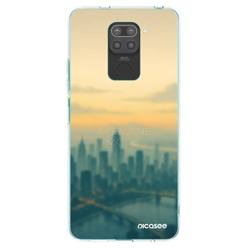Picasee husă neagră din silicon pentru Xiaomi Redmi Note 9 - Airplane mode
