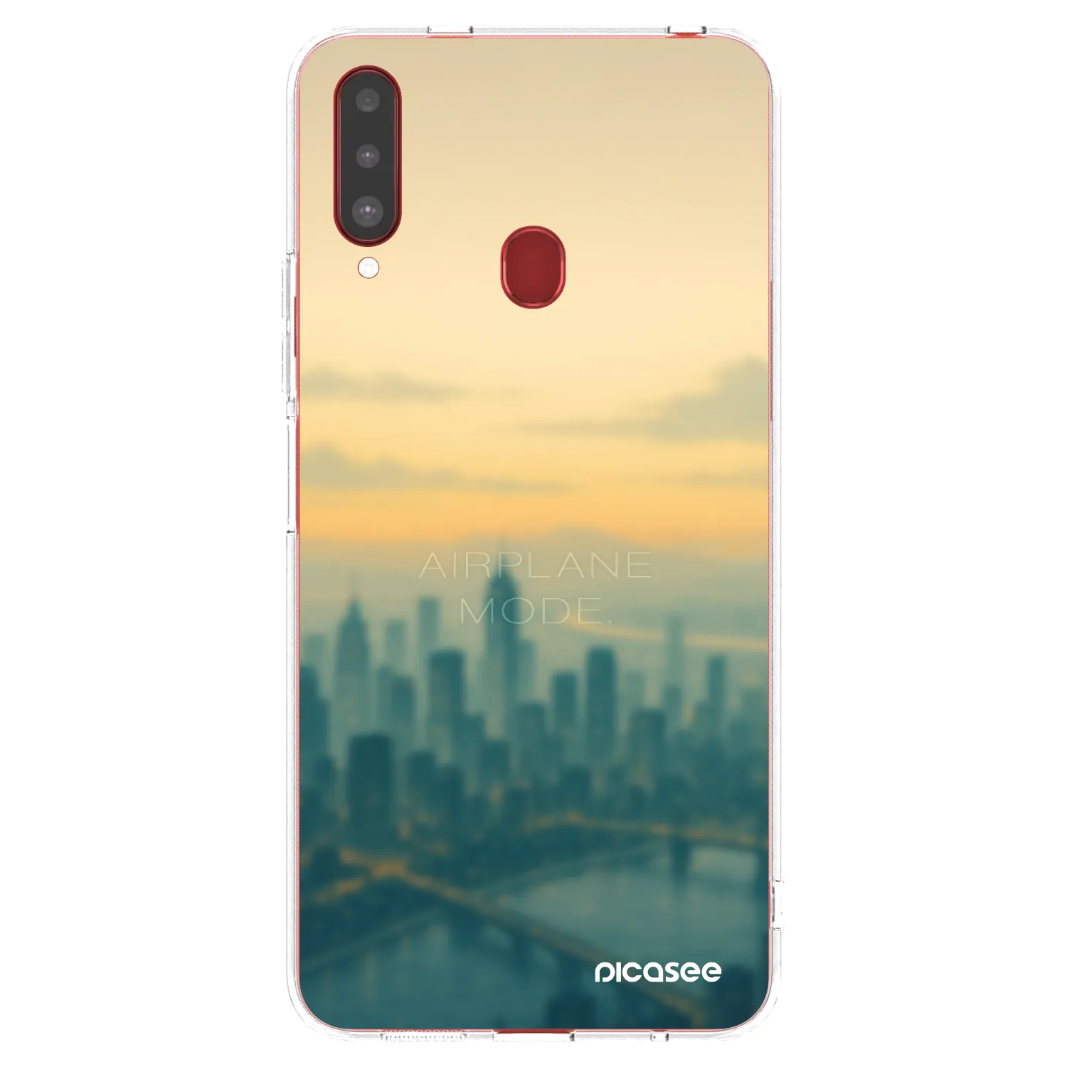 Picasee husă transparentă din silicon pentru Samsung Galaxy A20s - Airplane mode