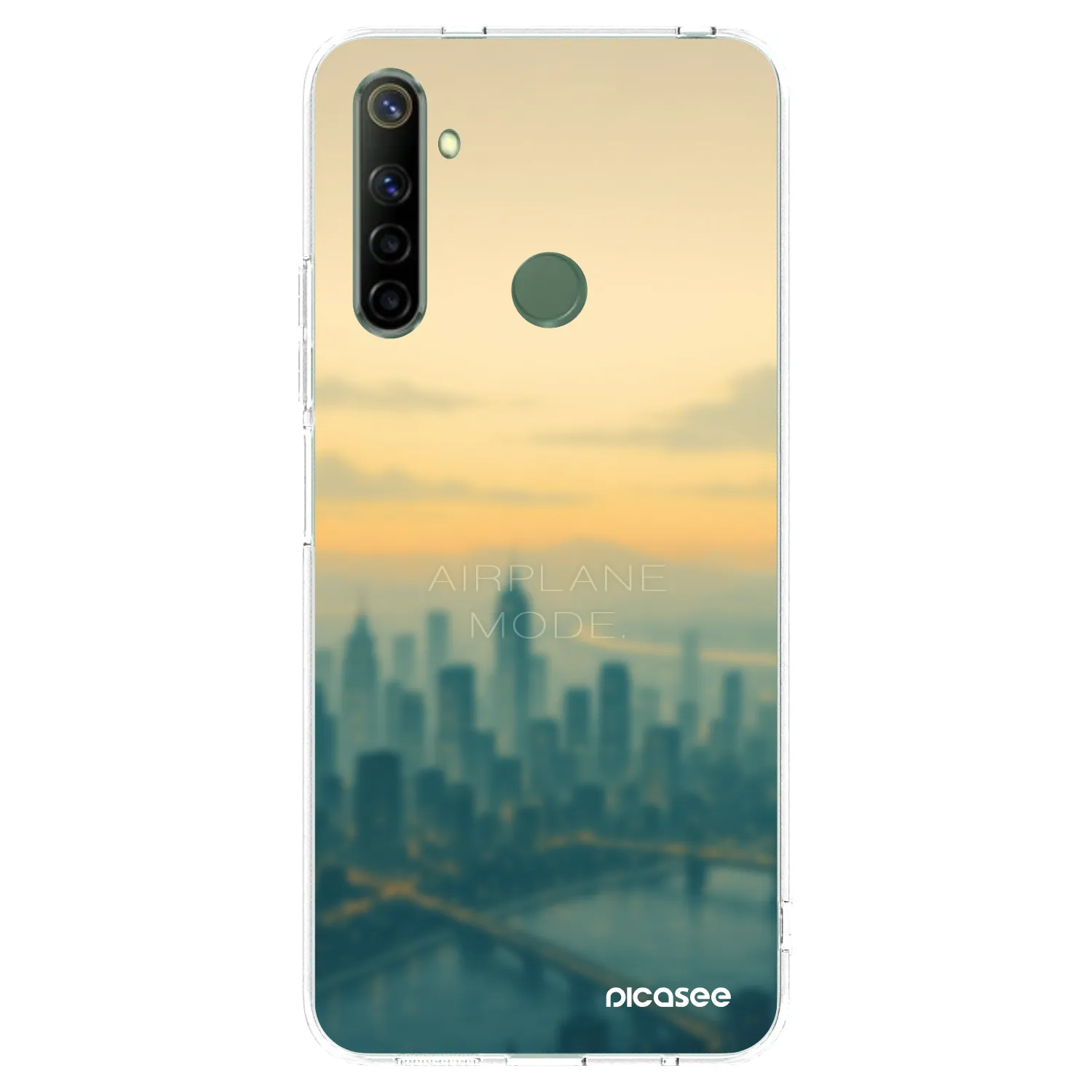 Picasee husă transparentă din silicon pentru Realme 6i - Airplane mode