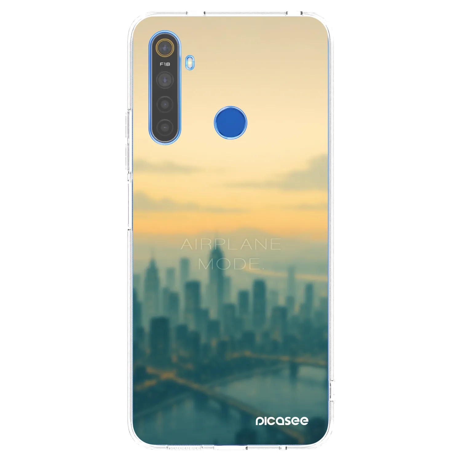 Picasee husă transparentă din silicon pentru Realme 5 - Airplane mode