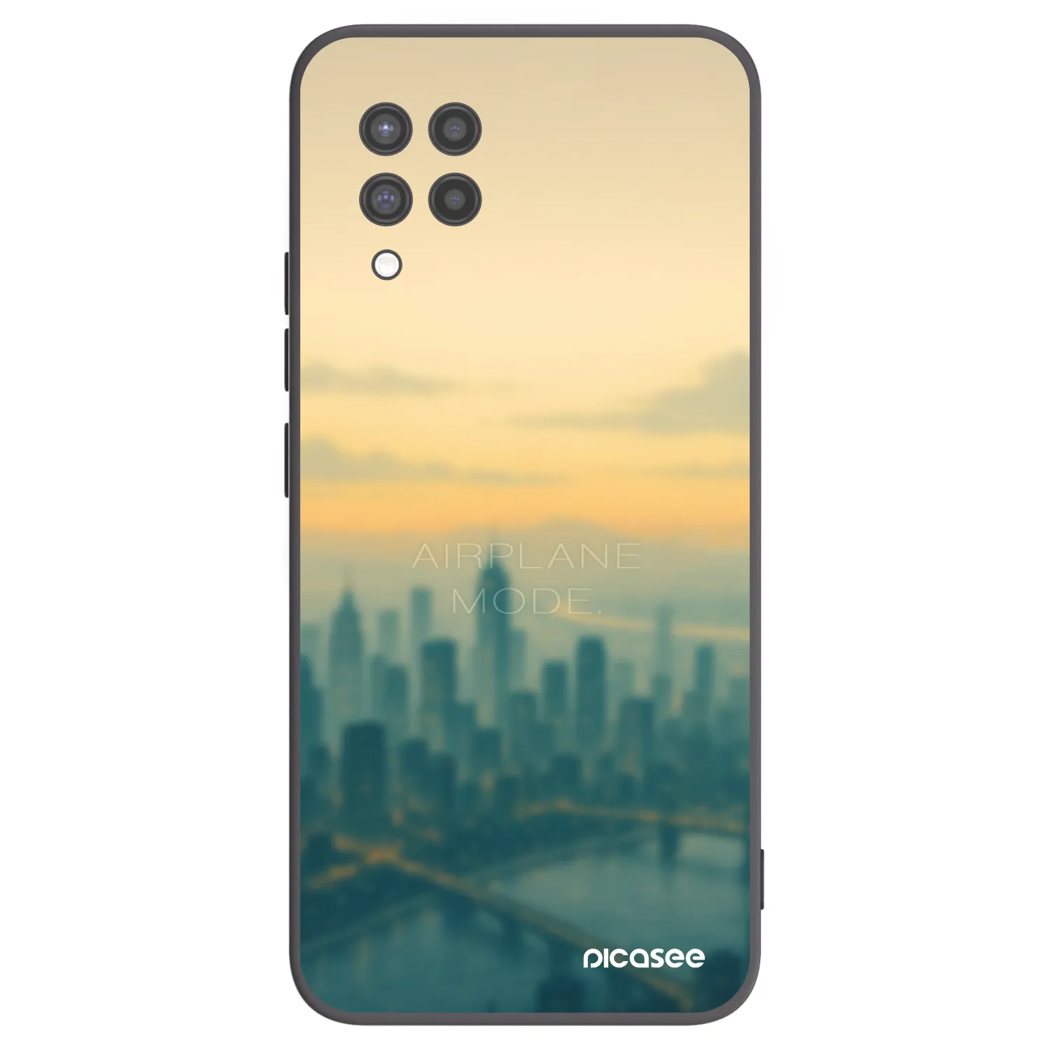 Picasee husă neagră din silicon pentru Samsung Galaxy A42 A426B - Airplane mode
