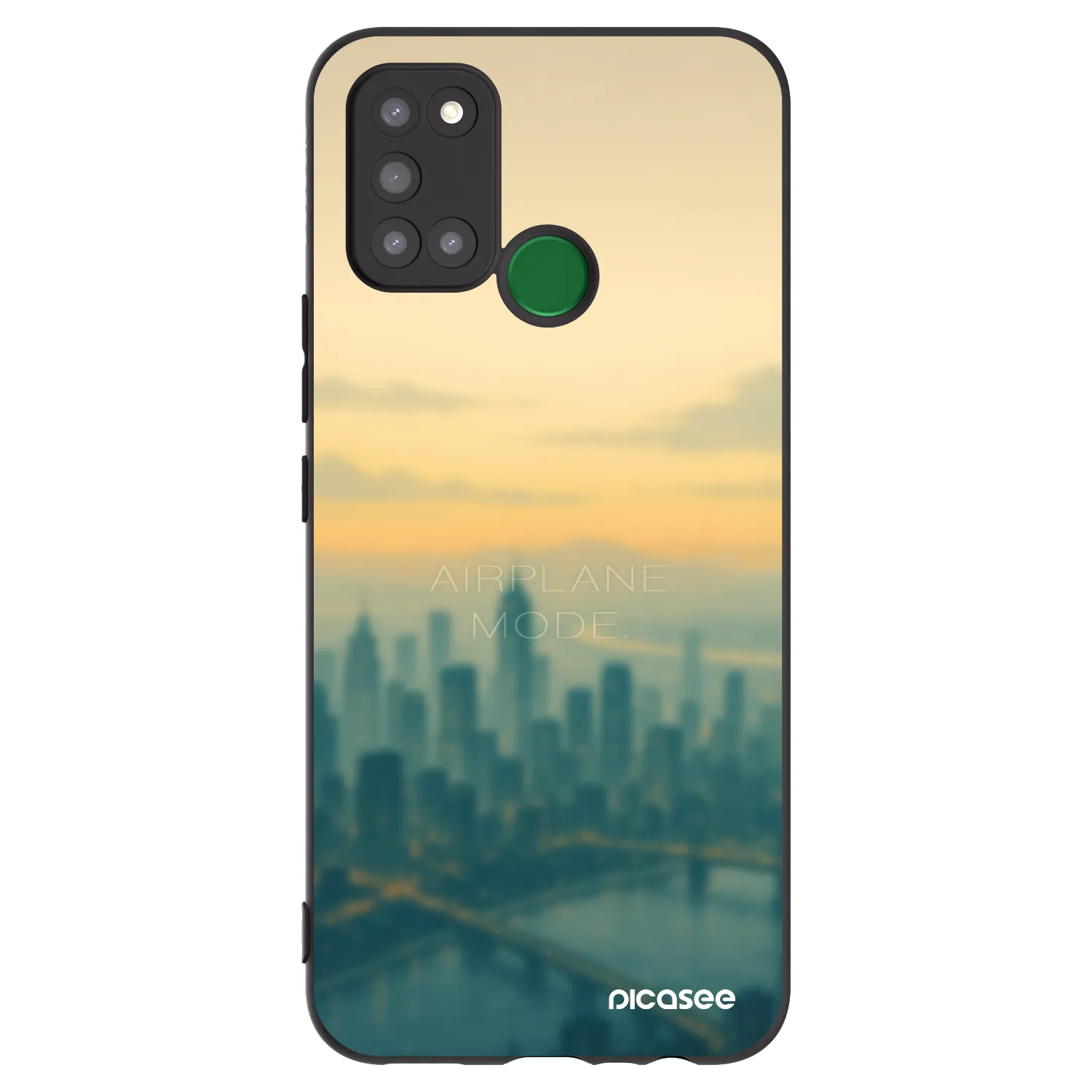 Picasee husă neagră din silicon pentru Realme 7i - Airplane mode