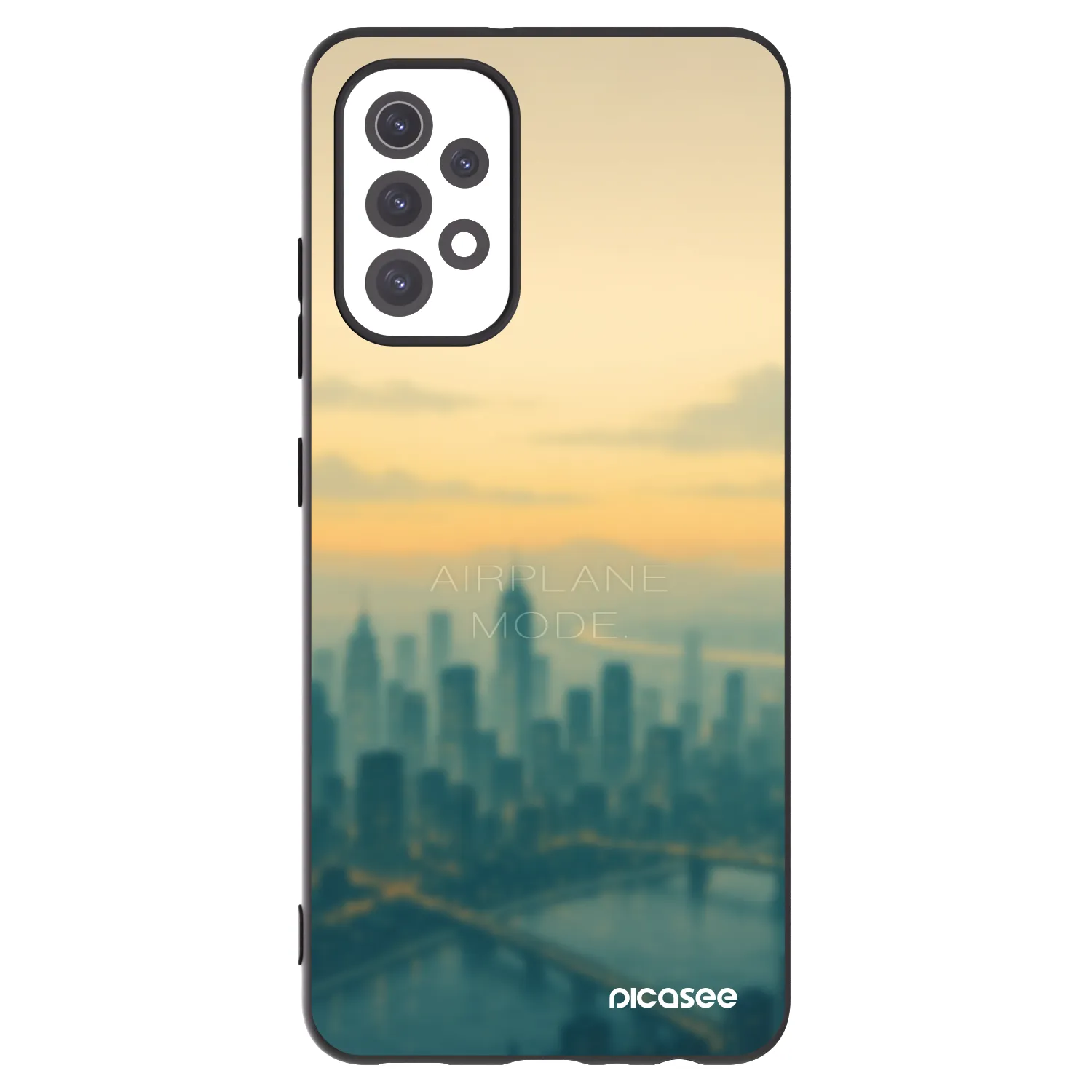 Picasee husă neagră din silicon pentru Samsung Galaxy A32 5G A326B - Airplane mode