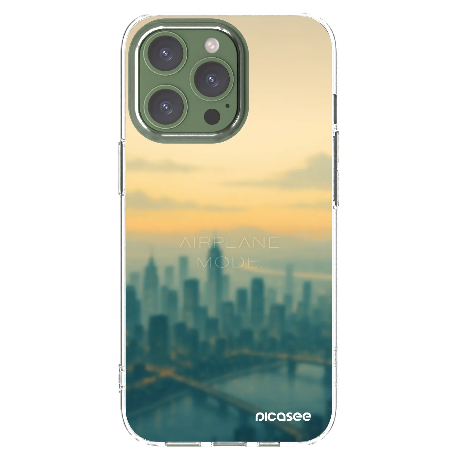 Picasee husă transparentă din silicon pentru Apple iPhone 13 Pro - Airplane mode