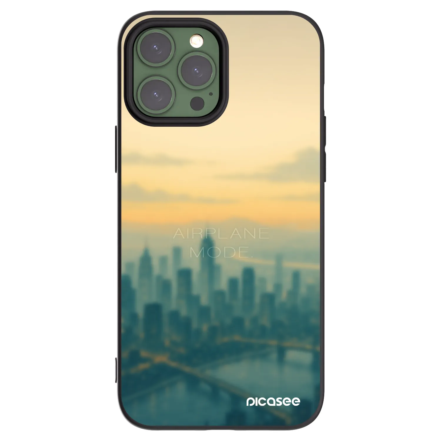 Picasee husă neagră din silicon pentru Apple iPhone 13 Pro Max - Airplane mode