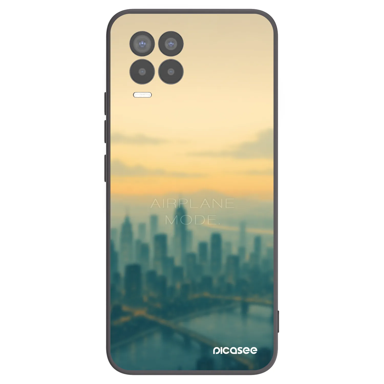 Picasee husă neagră din silicon pentru Realme 8 Pro - Airplane mode