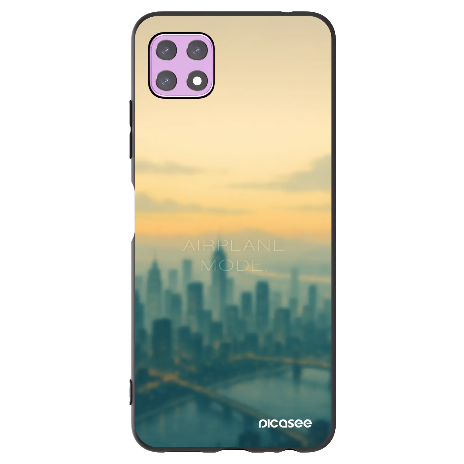 Picasee husă neagră din silicon pentru Samsung Galaxy A22 A226B 5G - Airplane mode