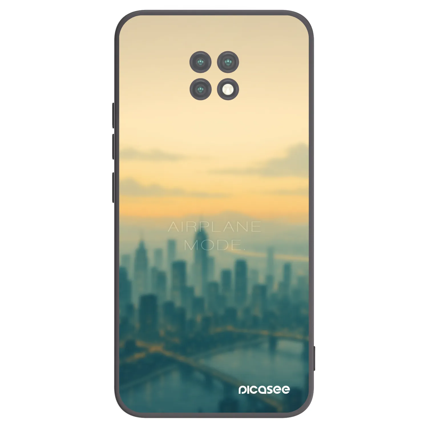 Picasee husă neagră din silicon pentru Xiaomi Redmi Note 9T - Airplane mode