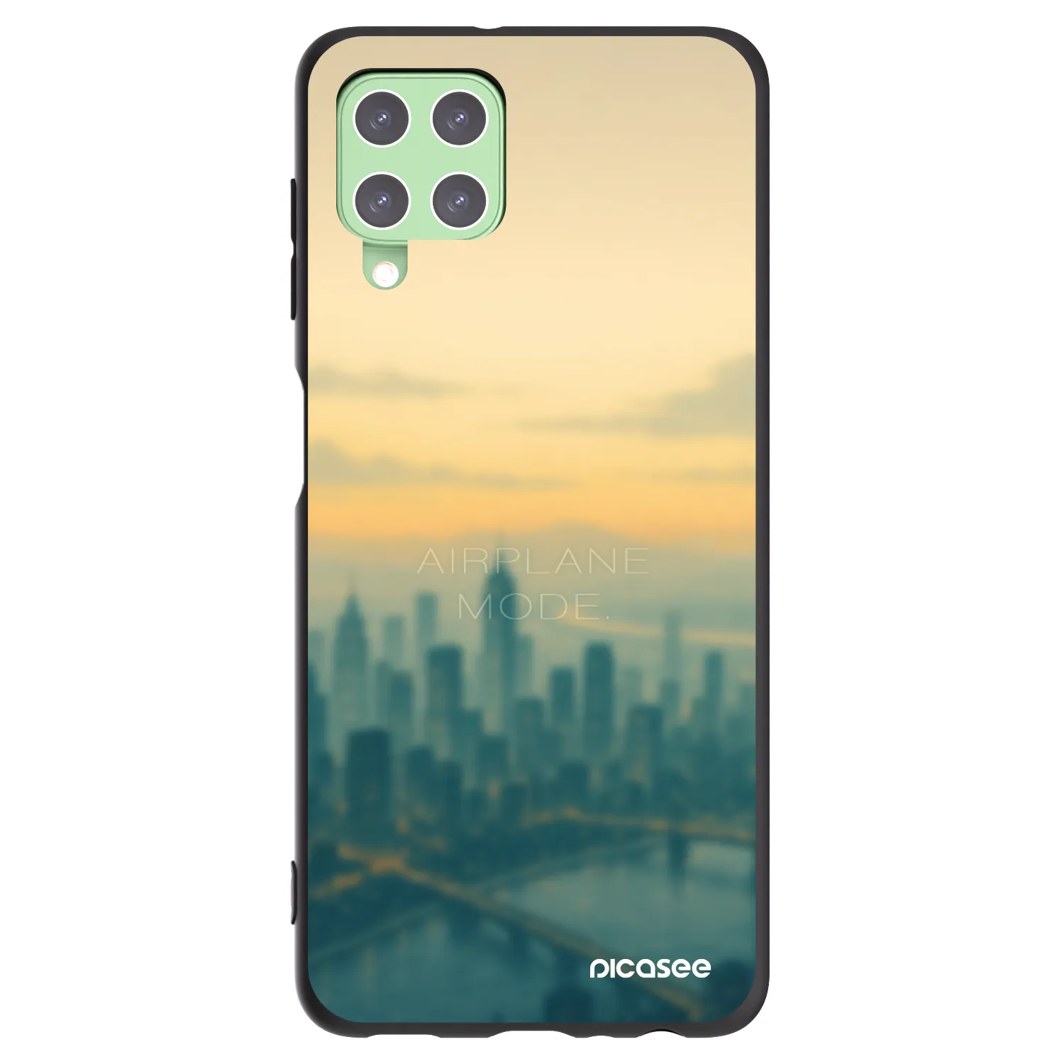 Picasee husă neagră din silicon pentru Samsung Galaxy A22 A225F 4G - Airplane mode