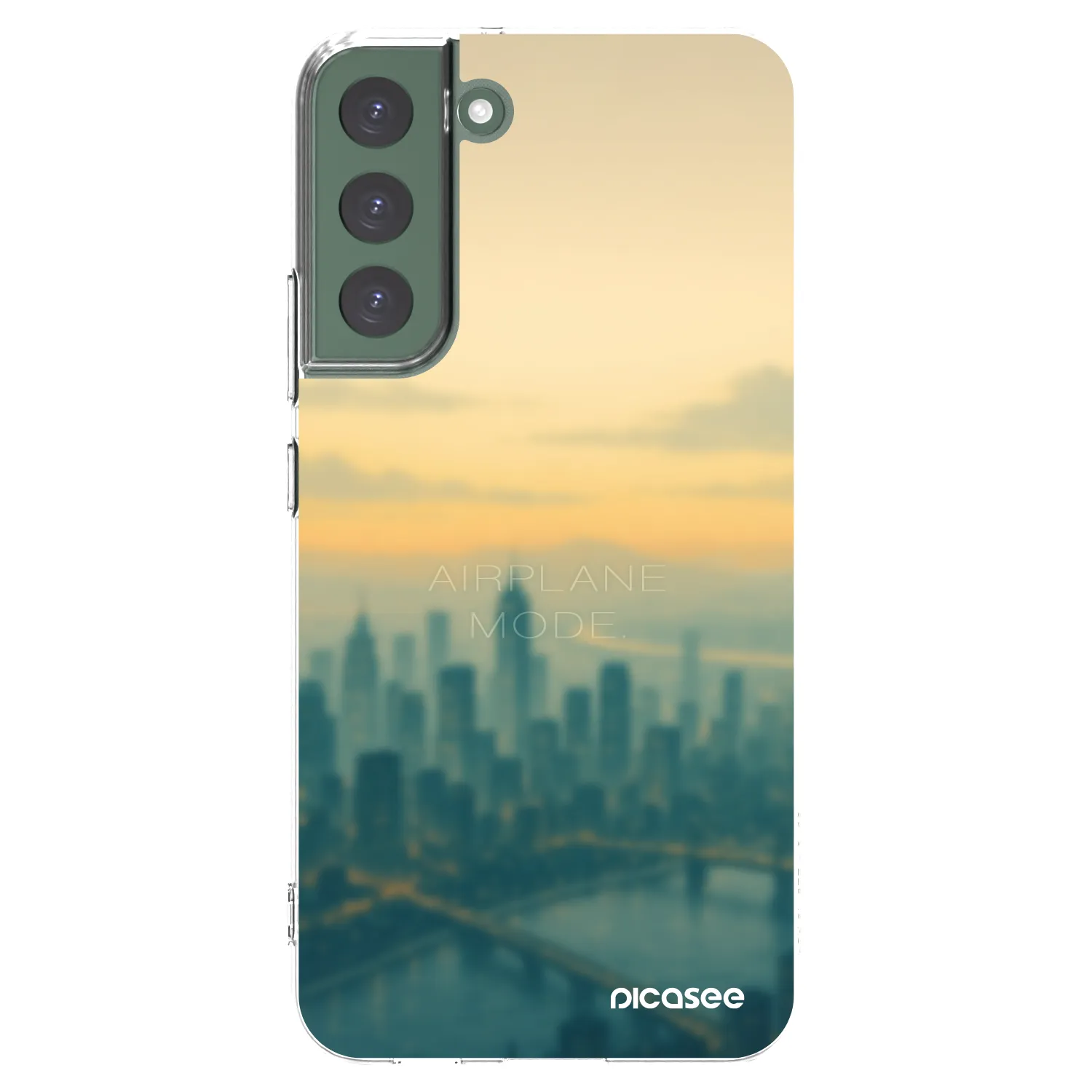 Picasee husă transparentă din silicon pentru Samsung Galaxy S22+ 5G - Airplane mode