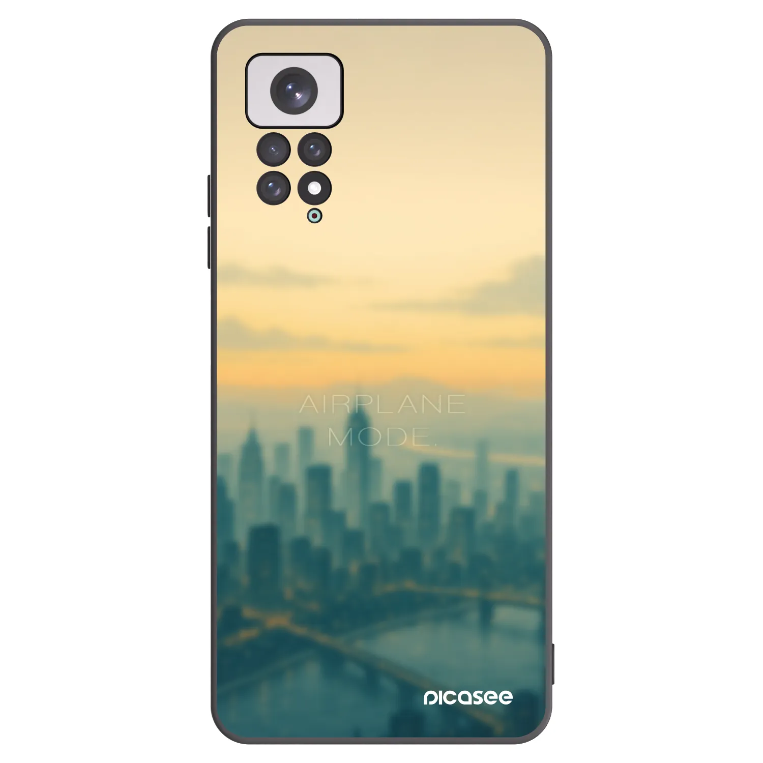 Picasee husă neagră din silicon pentru Xiaomi Redmi Note 11 - Airplane mode