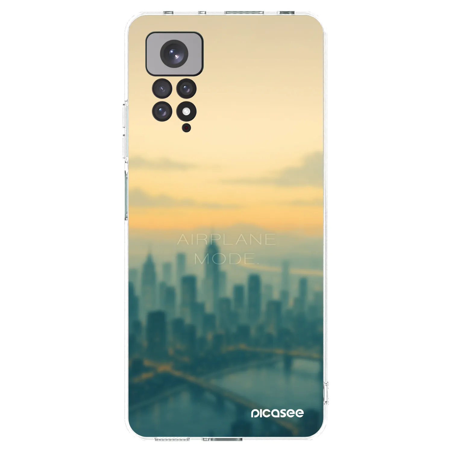 Picasee husă transparentă din silicon pentru Xiaomi Redmi Note 11S 4G - Airplane mode