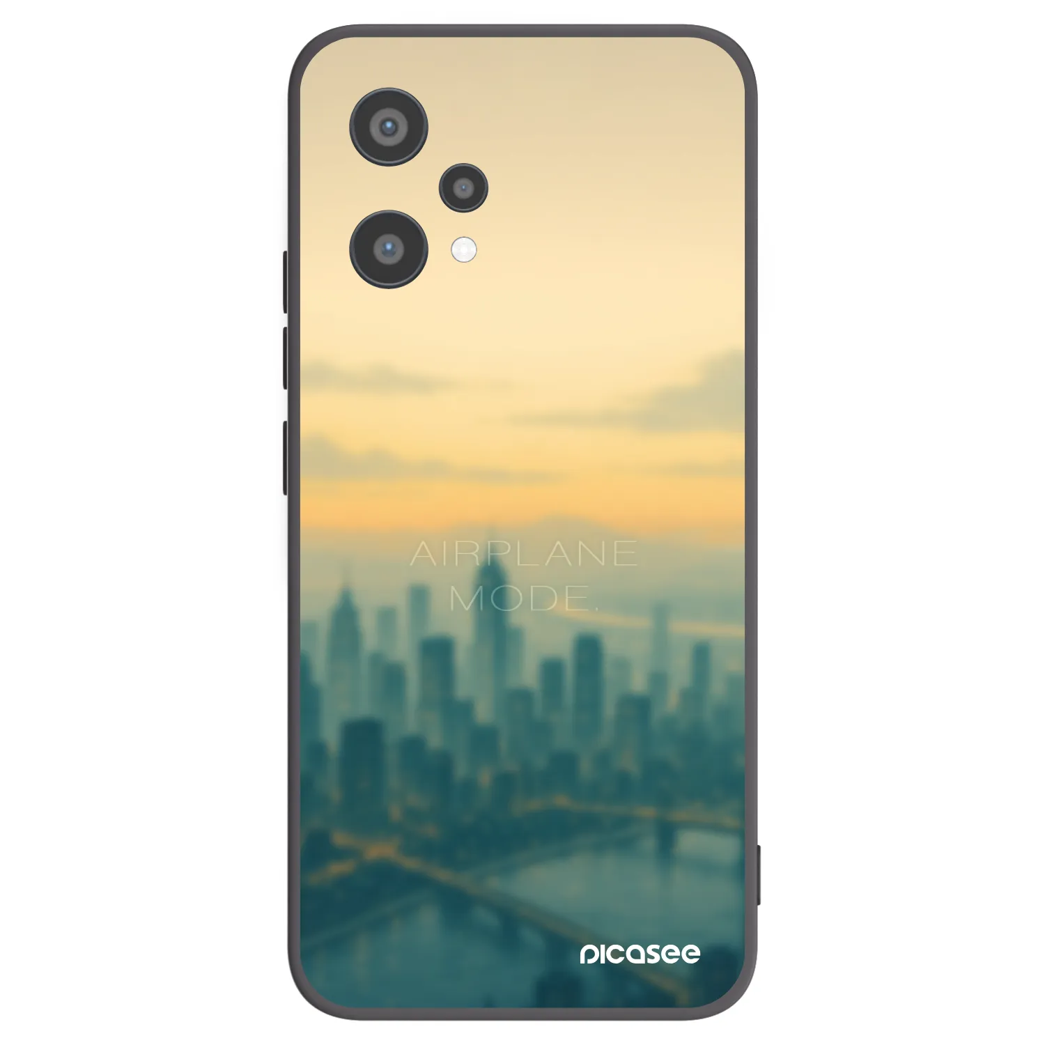 Picasee husă neagră din silicon pentru Realme 9 Pro 5G - Airplane mode