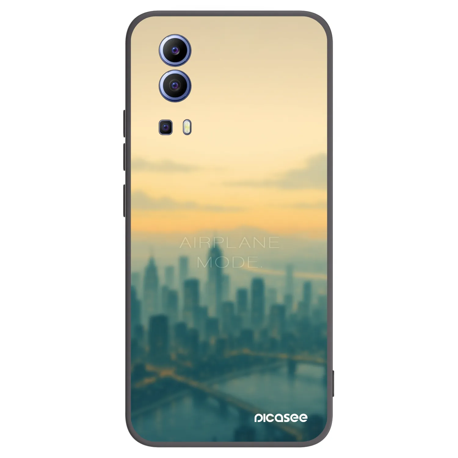 Picasee husă neagră din silicon pentru Vivo Y52 5G - Airplane mode