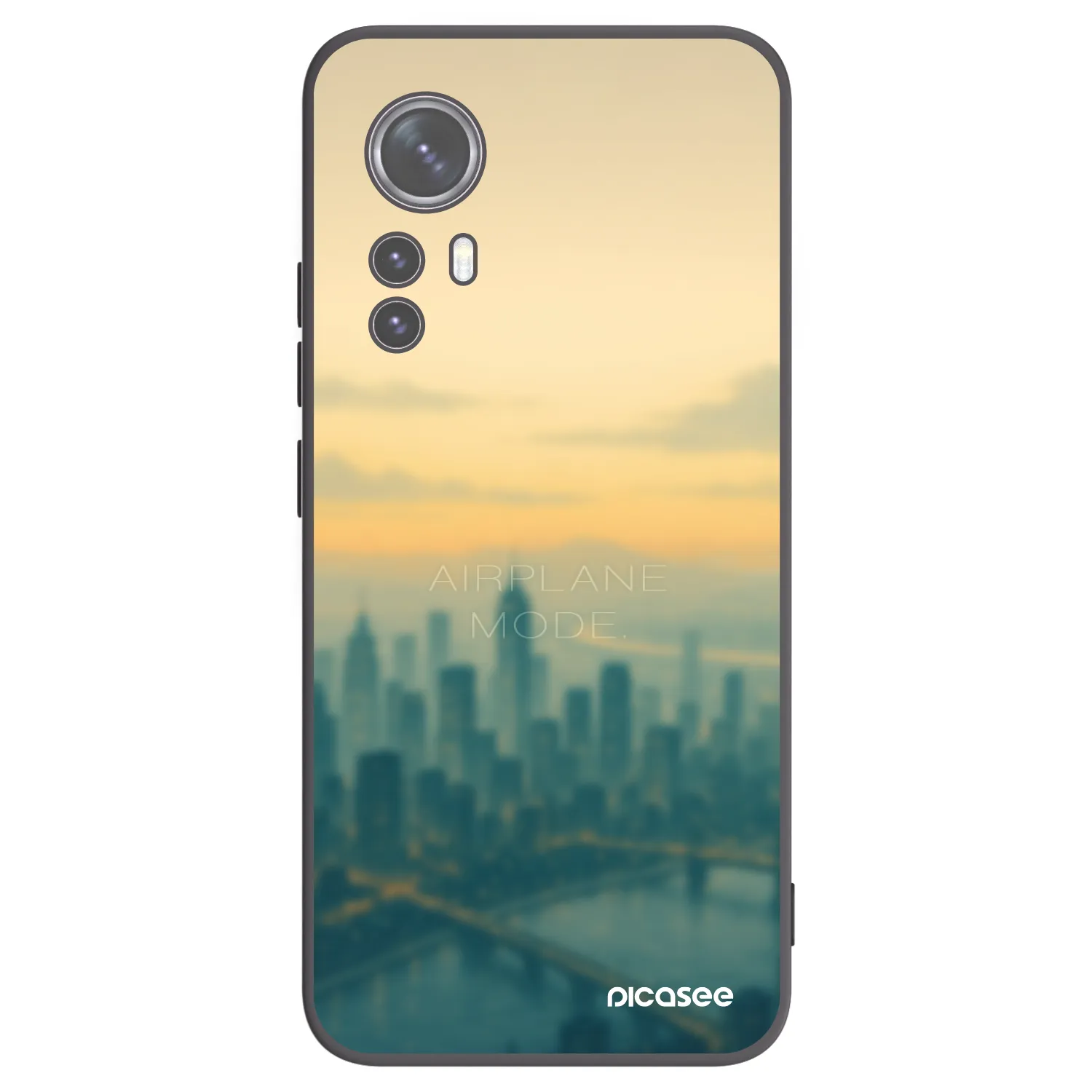 Picasee husă neagră din silicon pentru Xiaomi 12X - Airplane mode