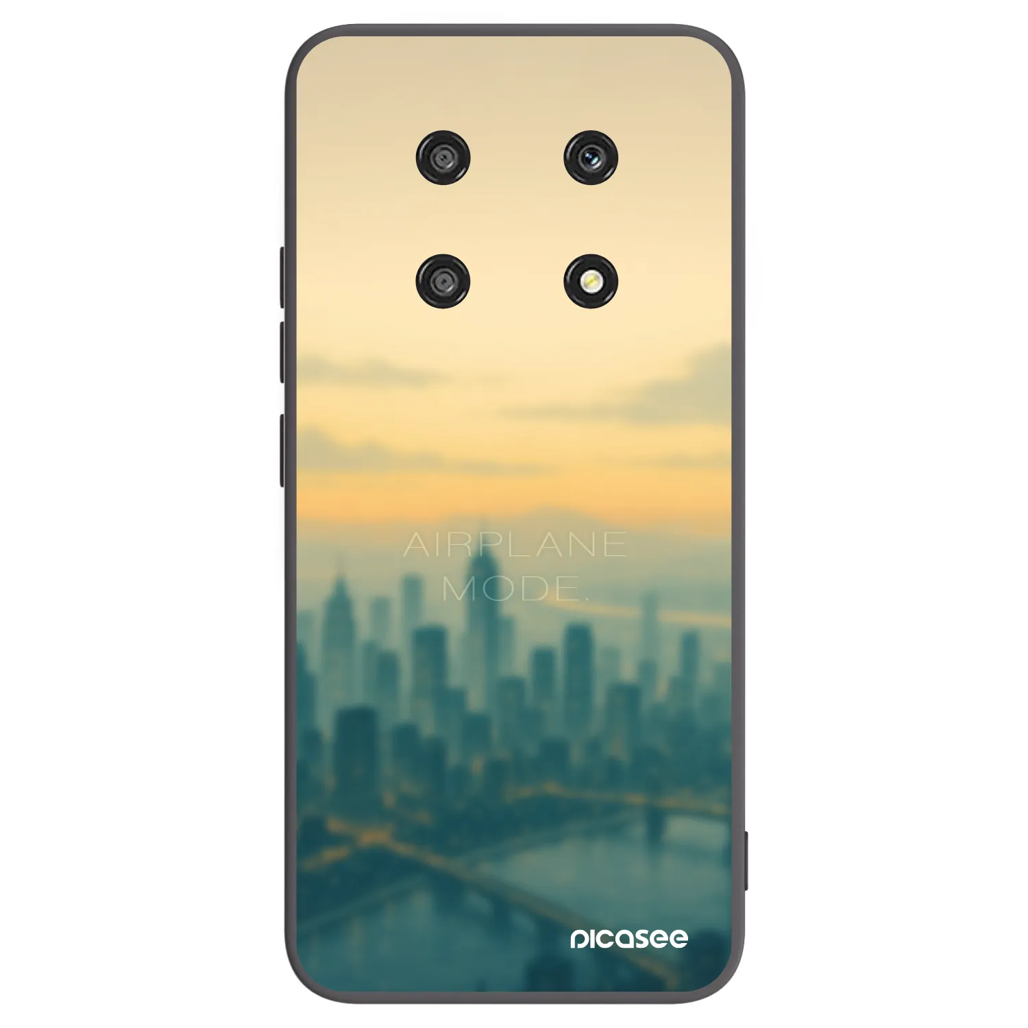 Picasee husă neagră din silicon pentru Honor Magic4 Lite 5G - Airplane mode